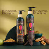 Fenusmooth Frizzy Hair Treatment & Hair Shine Combo