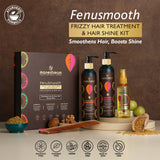 Fenusmooth Frizzy Hair Treatment & Hair Shine Kit