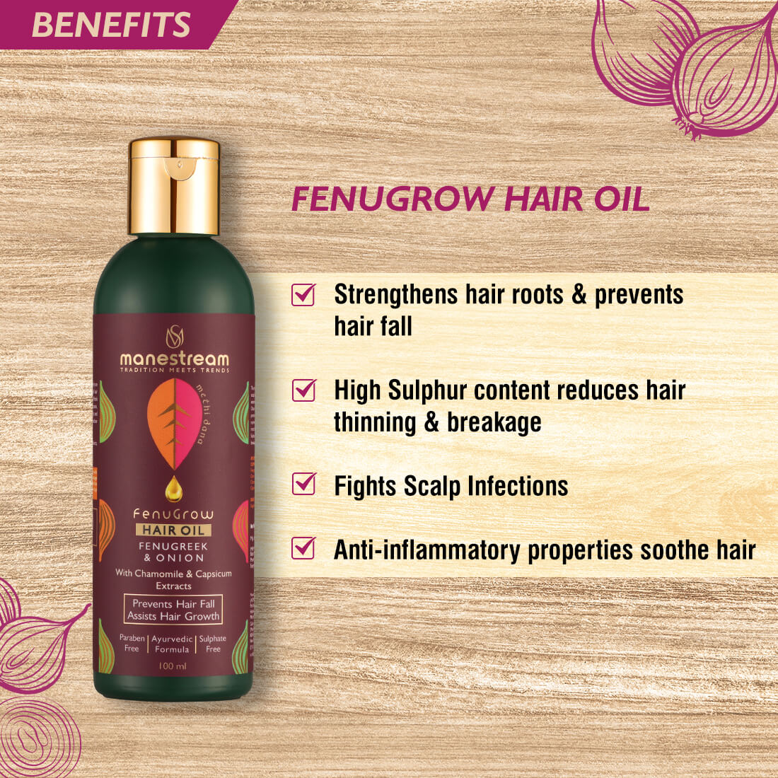 Fenugrow Hair Fall Treatment Hair Oil