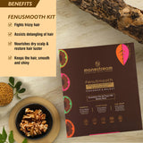 Fenusmooth Frizzy Hair Treatment & Hair Shine Kit