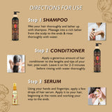 Fenusmooth Frizzy Hair Treatment & Hair Shine Kit