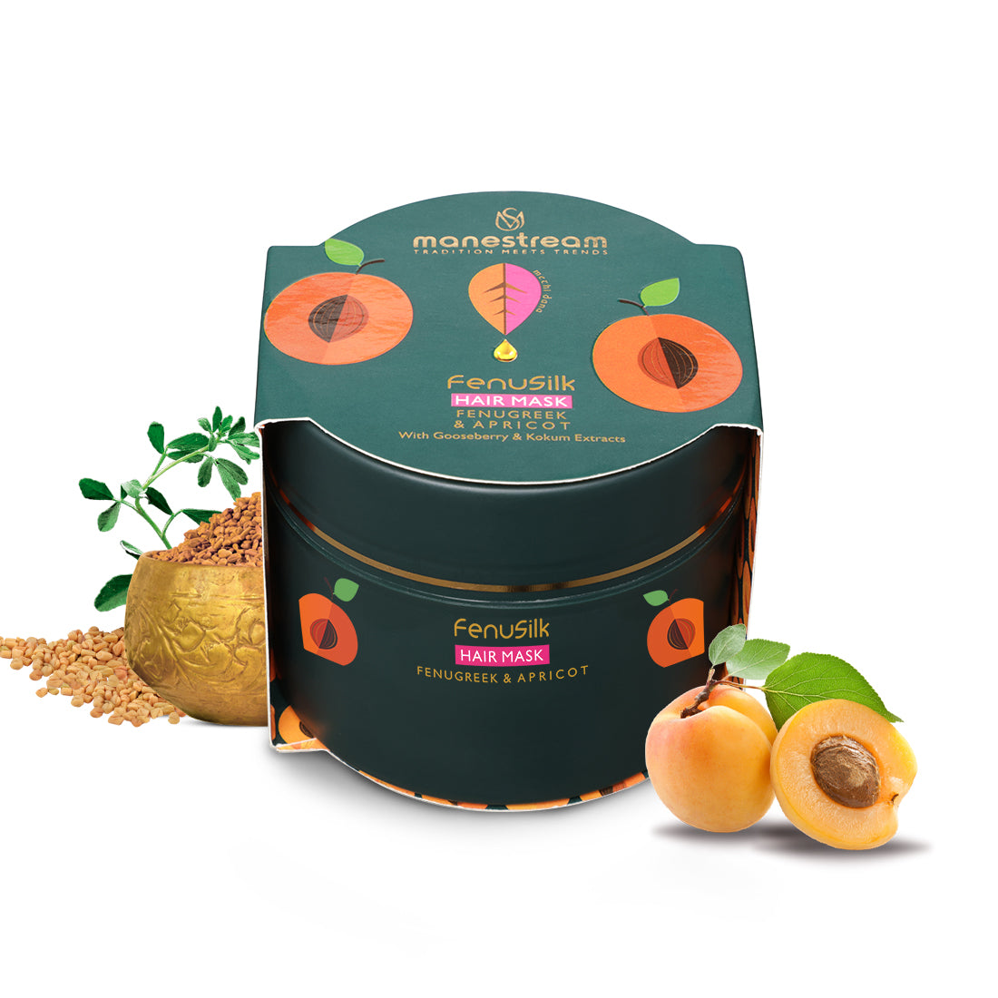 Fenusilk Hair Mask with Fenugreek & Apricot Extracts (Buy 1 get 1 FREE)